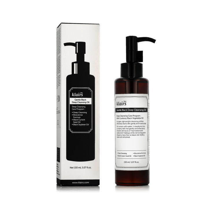 Dear, Klairs Gentle Black Deep Cleansing Oil 150 ml