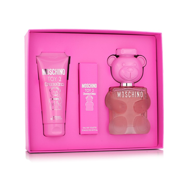 Moschino Toy 2 Bubble Gum EDT 100 ml + EDT MINI 10 ml + BL 100 ml (damen)
