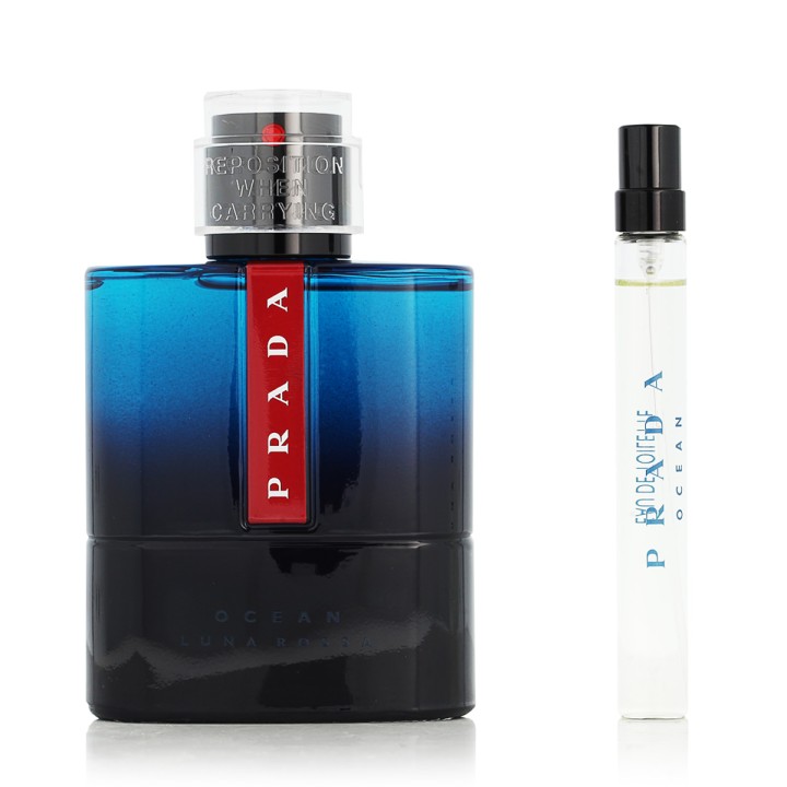 Prada Luna Rossa Ocean EDT Refillable 100 ml + EDT MINI 10 ml (heren)
