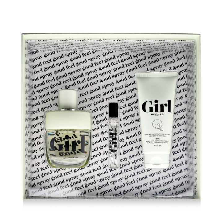 Rochas Girl EDT 100 ml + EDT MINI 7,5 ml + Body Balm 100 ml (damen)