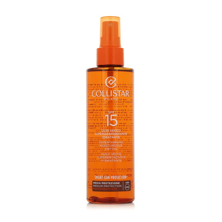 Collistar Smart Sun Protection® Supertanning Moisturizing Dry Oil SPF 15 200 ml