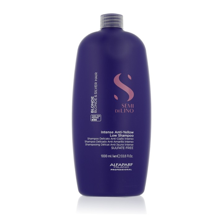 Alfaparf Milano Semi Di Lino Blonde Intense Anti-Yellow Low Shampoo 1000 ml