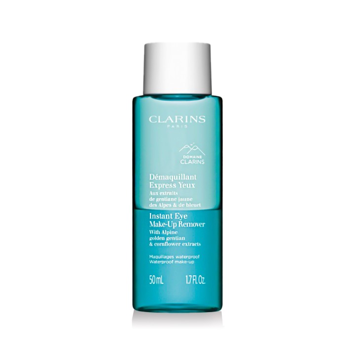 Clarins Instant Eye Make-Up Remover With Alpine Golden Gentian & Cornflower Extracts 125 ml