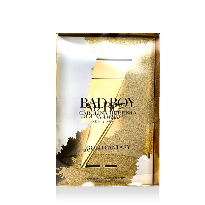 Carolina Herrera Bad Boy Gold Fantasy Eau De Toilette 100 ml (uomo)