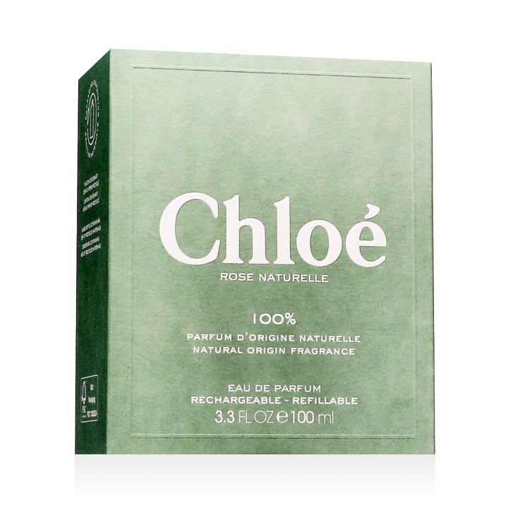 Chloé Rose Naturelle Eau De Parfum Refillable 100 ml (donna)