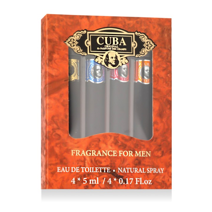Cuba Fragrance For Men Set EDT MINI 4 x 5 ml M