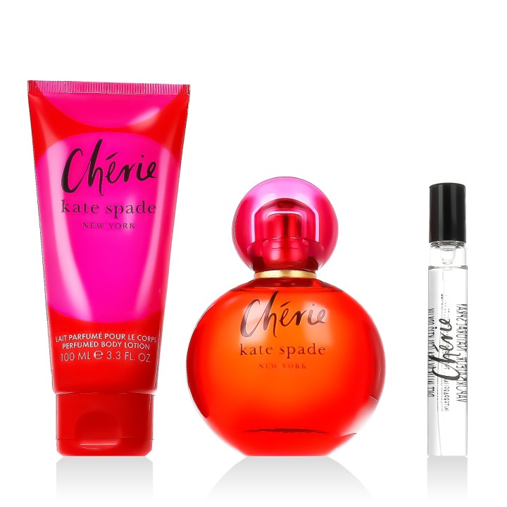 Kate Spade Chérie EDP 100 ml + EDP MINI 7,5 ml + BL 100 ml (mujer)