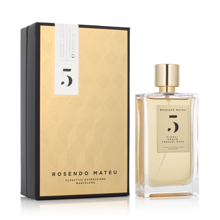 Rosendo Mateu Olfactive Expressions Nº 5 Floral, Amber, Sensual Musk Eau De Parfum 100 ml (unisex)