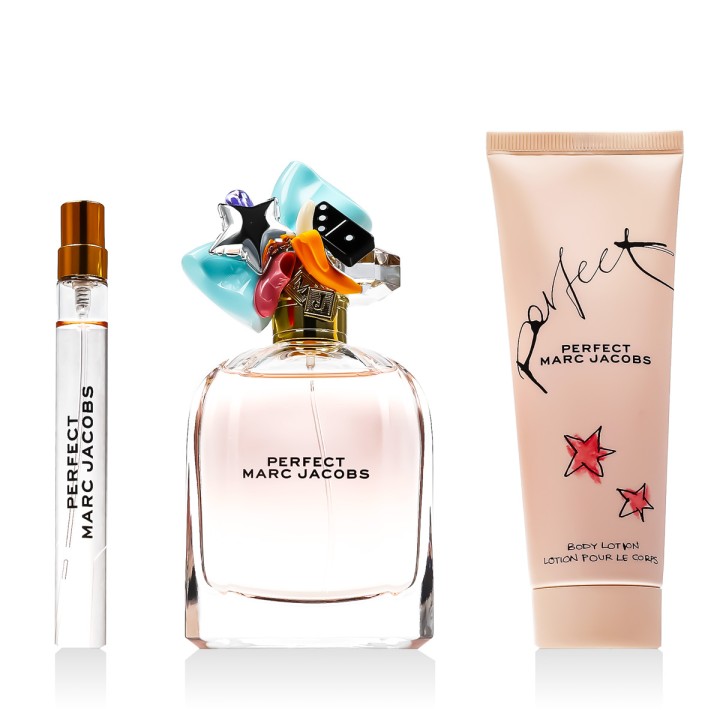 Marc Jacobs Perfect EDP 100 ml + EDP MINI 10 ml + BL 75 ml (dames)