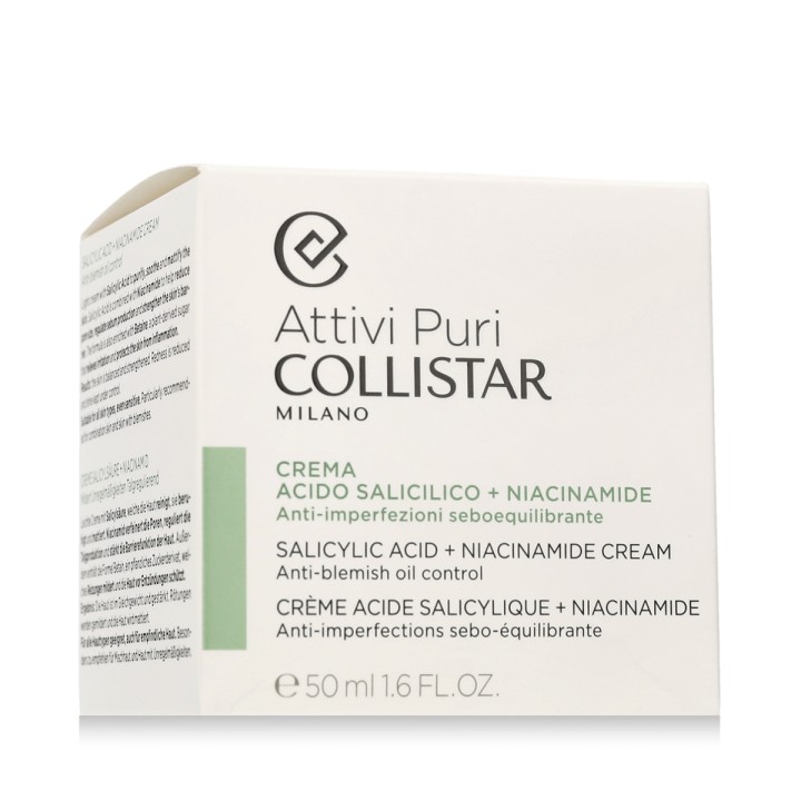 Collistar Attivi Puri Salicylic Acid + Niacinamide Cream 50 ml